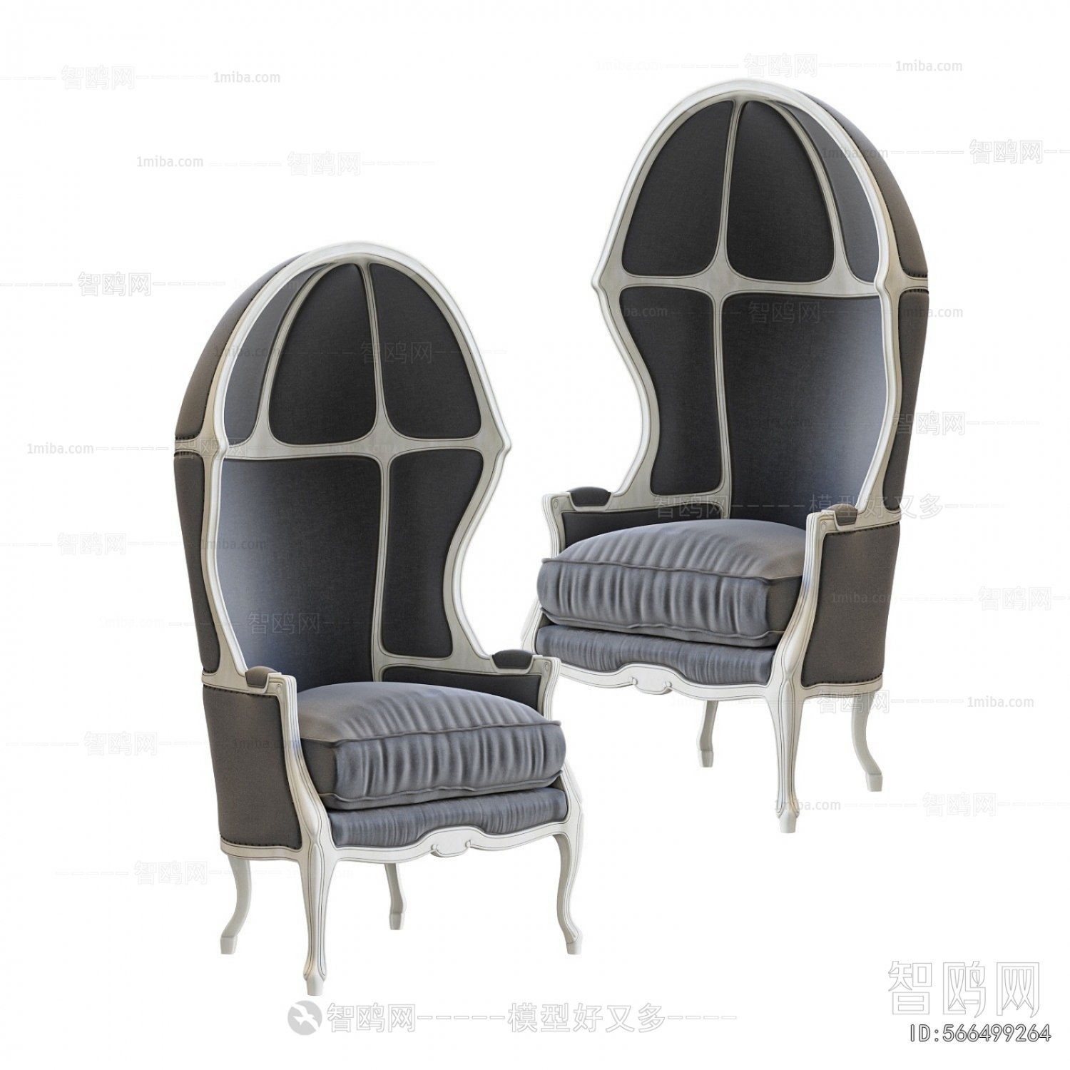 French Style Single Sofa