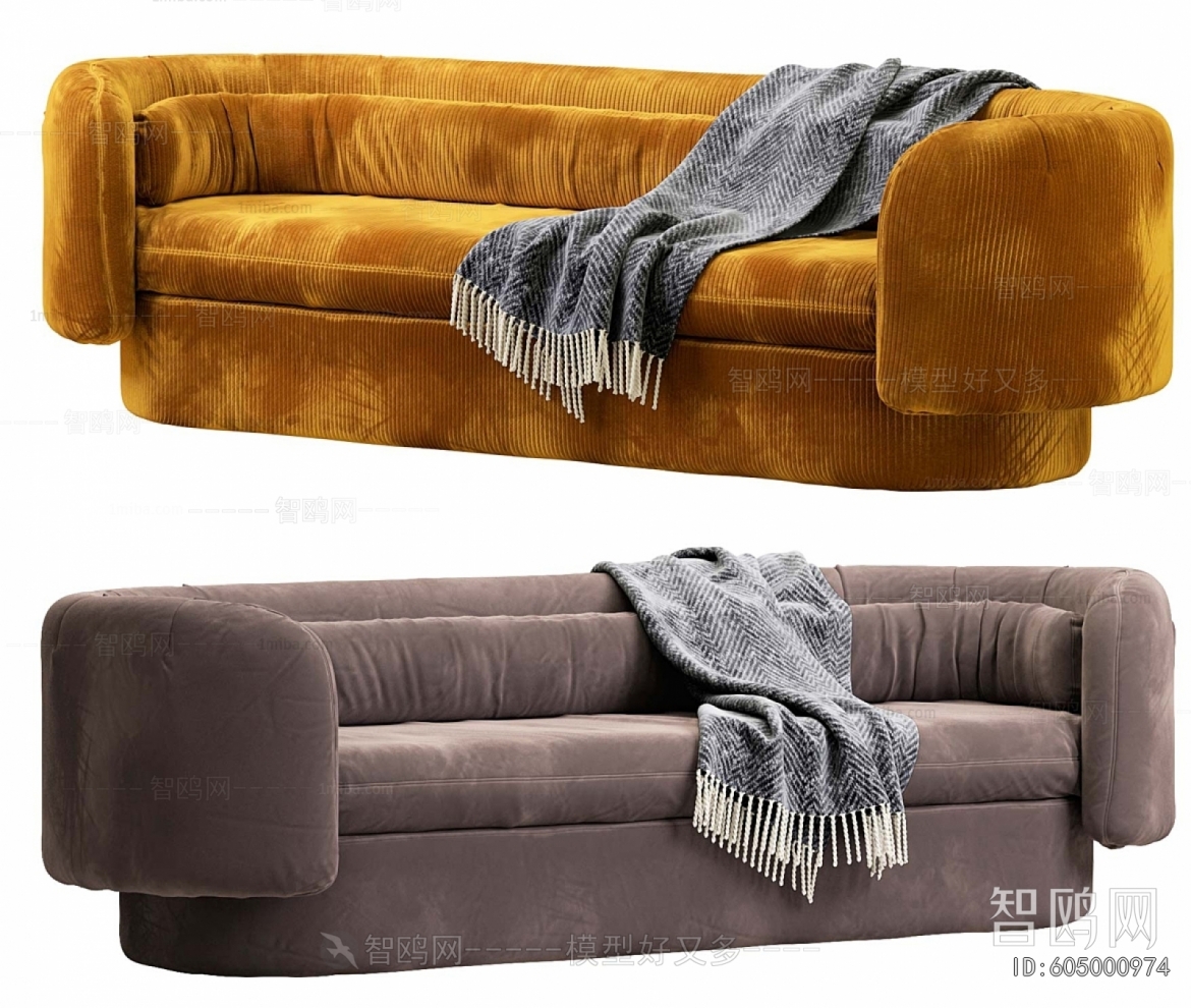 Modern Multi Person Sofa