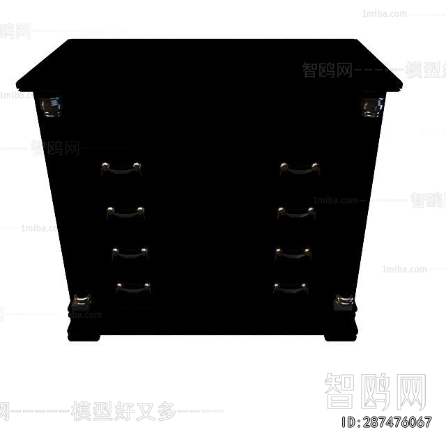 Simple European Style Side Cabinet