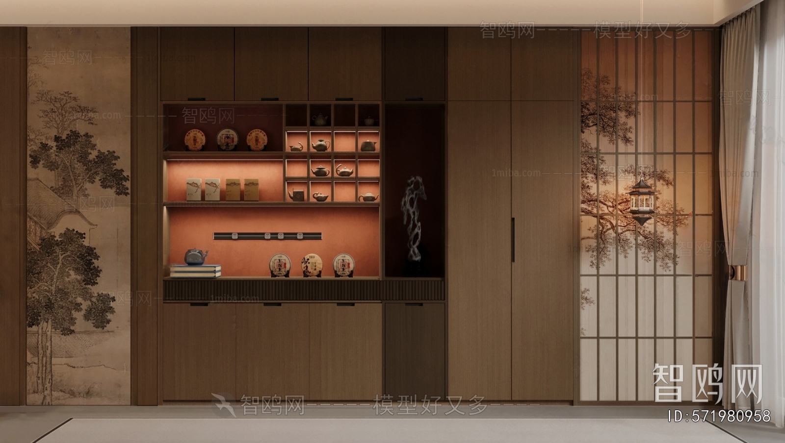 New Chinese Style Sideboard