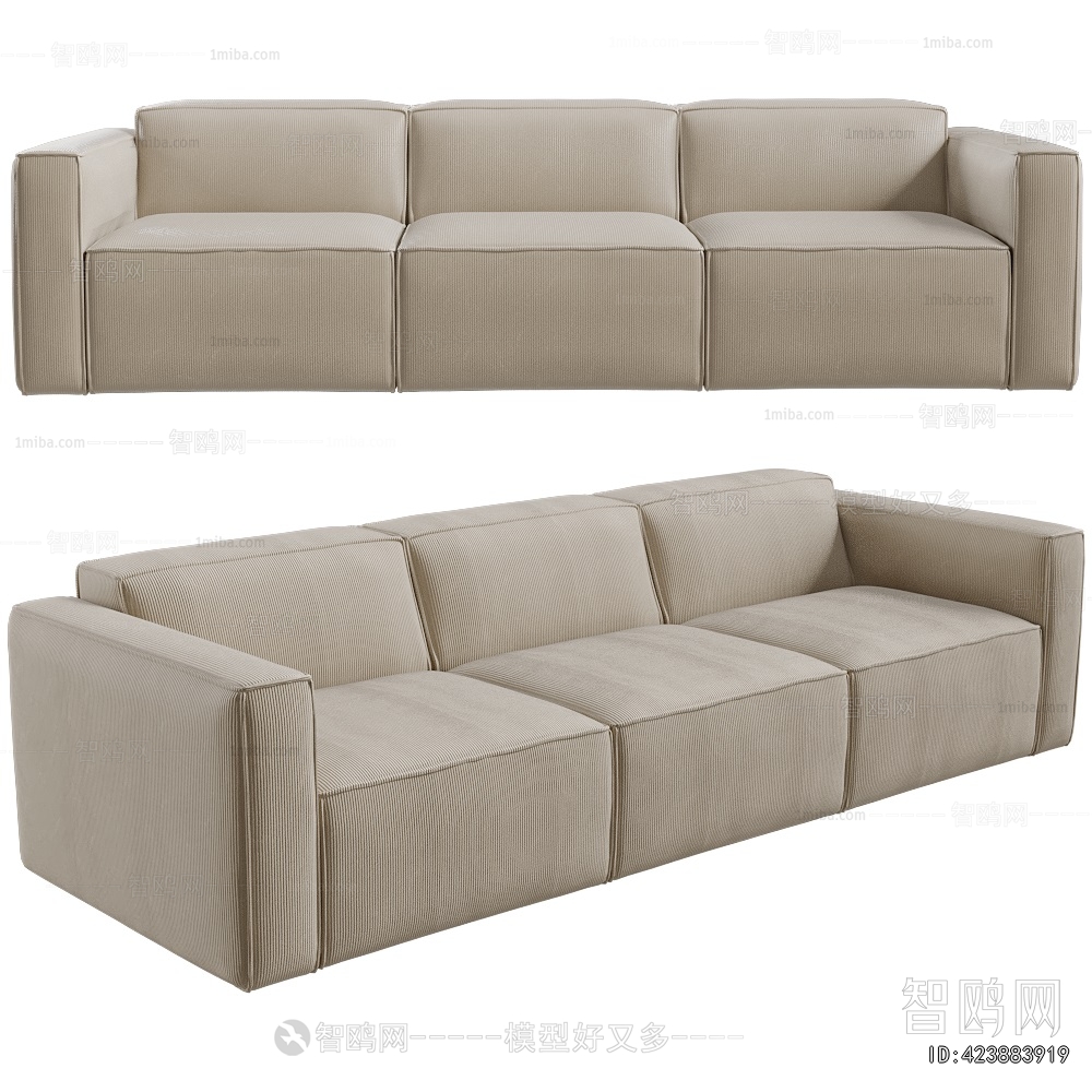 Modern Three-seat Sofa