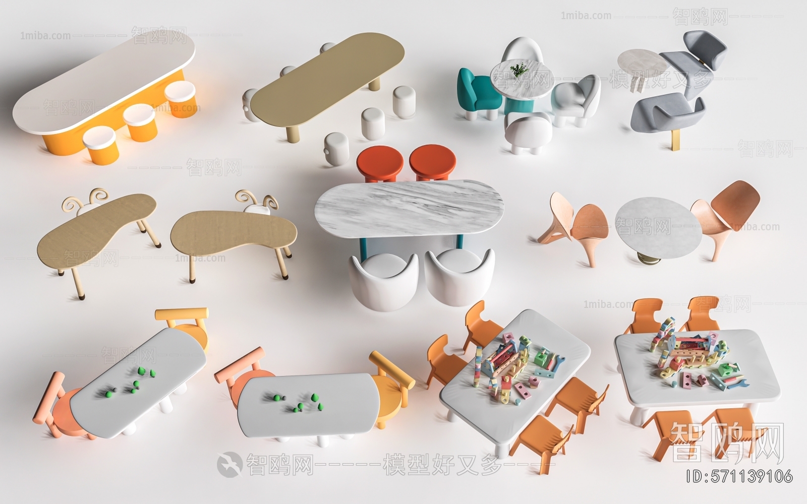 Modern Children's Table/chair