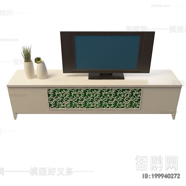 Simple European Style TV Cabinet