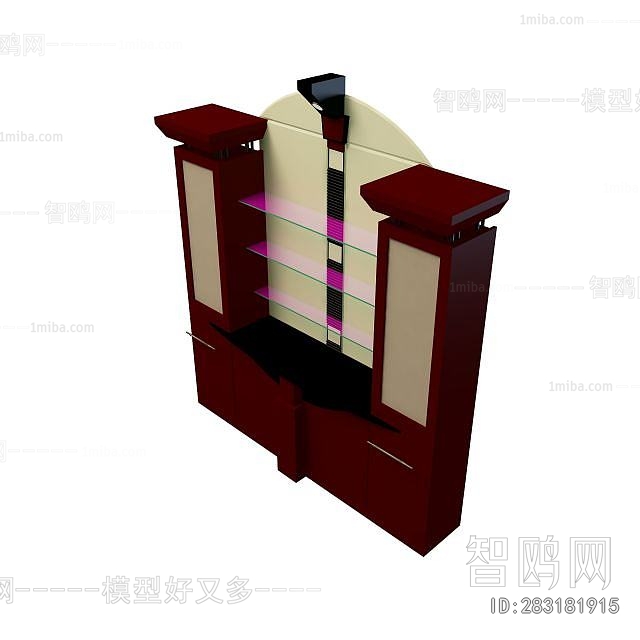 Simple European Style Wine Cabinet