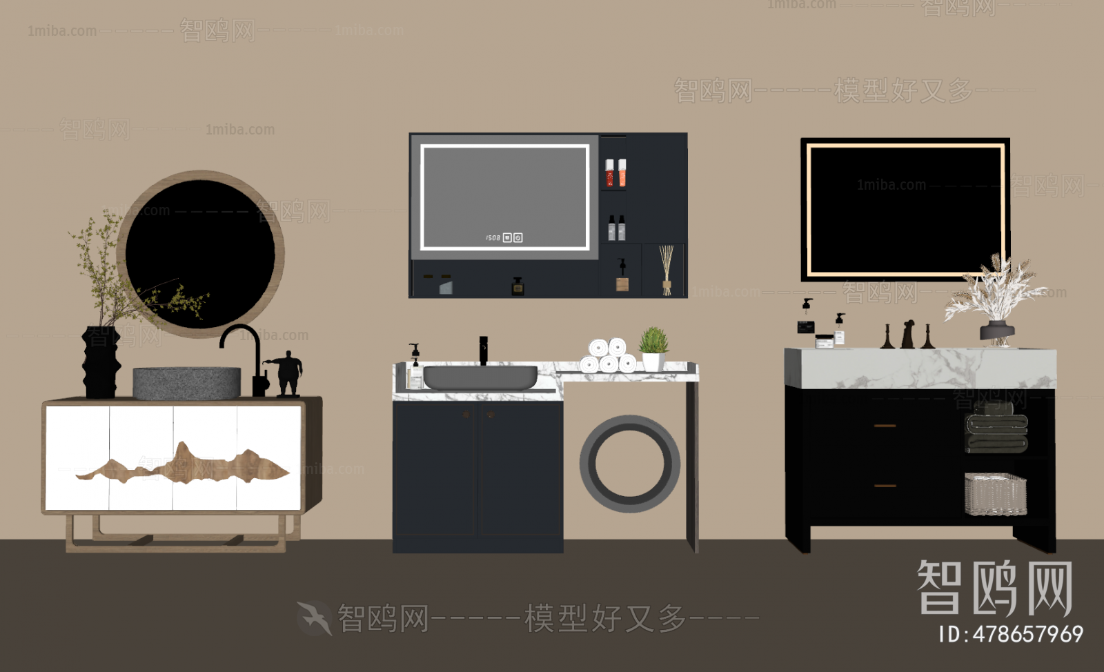 Modern Bathroom Cabinet