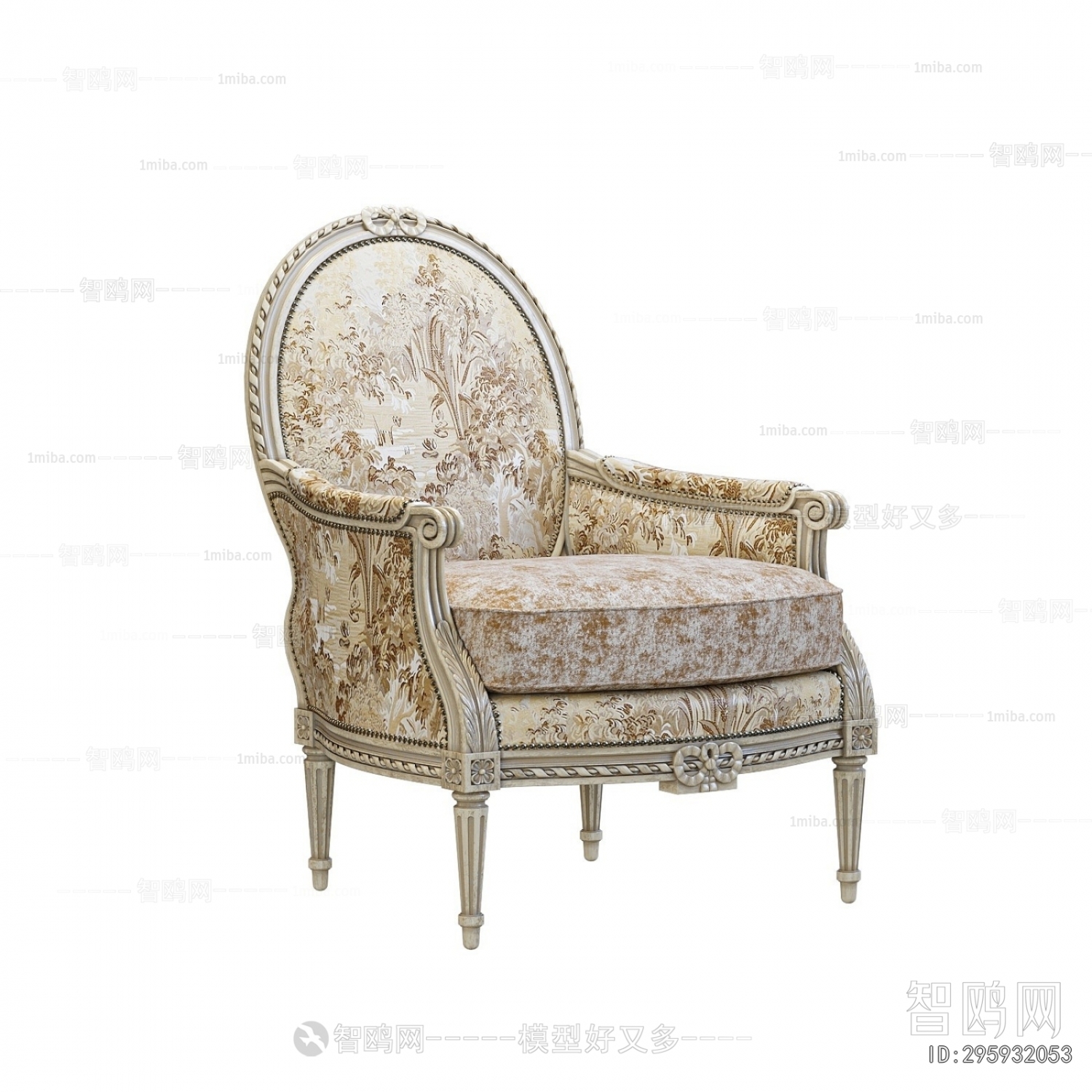 French Style Single Sofa