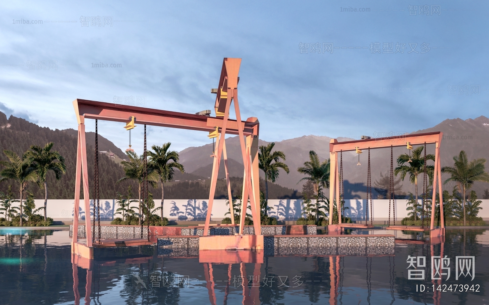 Modern Park Landscape