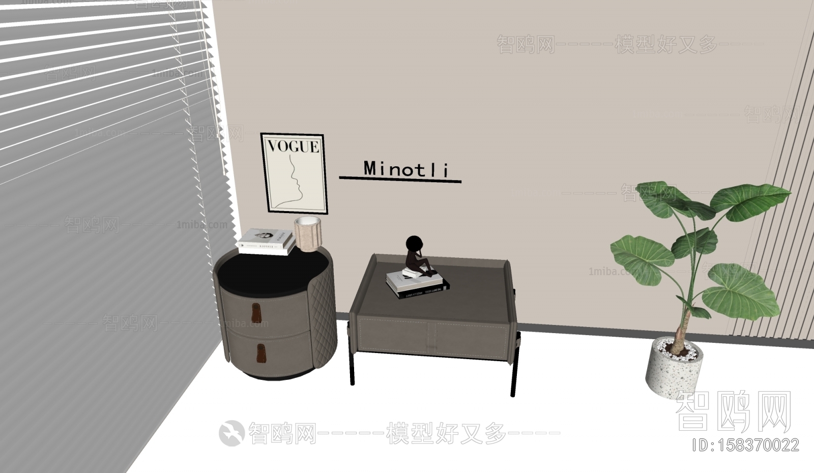 Modern Bedside Cupboard