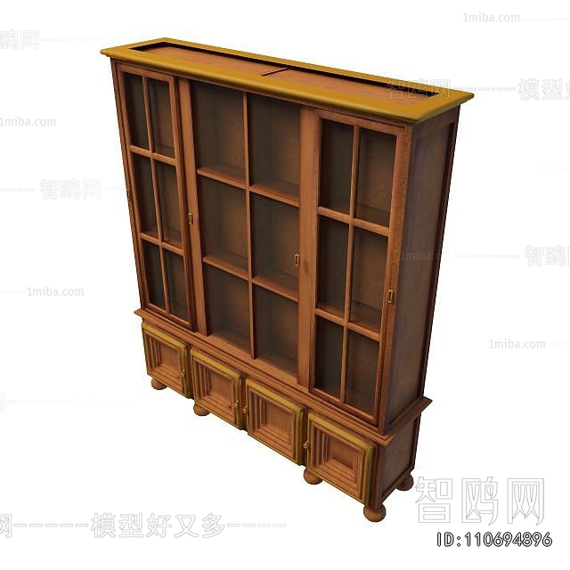 Simple European Style Wine Cabinet