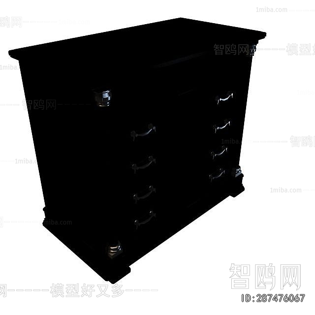 Simple European Style Side Cabinet