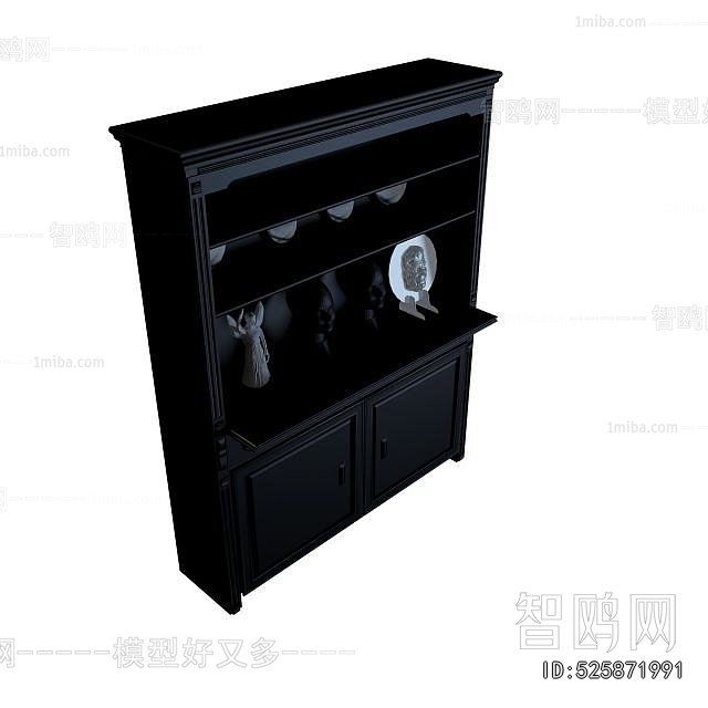 Simple European Style Sideboard