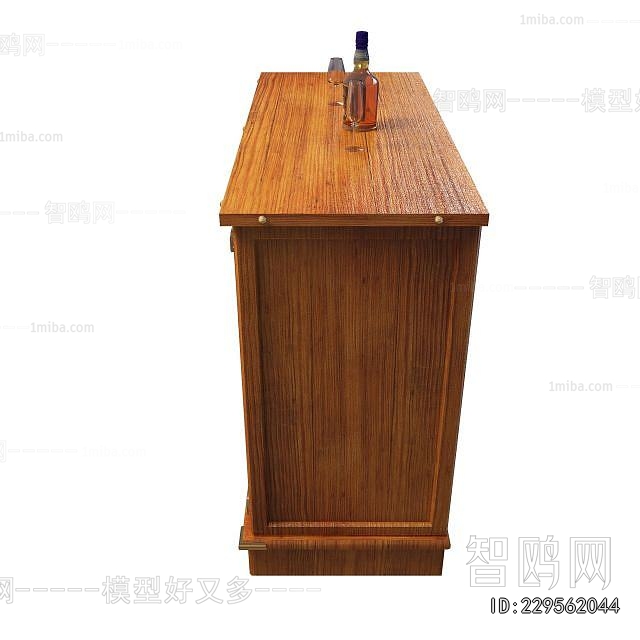 Simple European Style Wine Cabinet