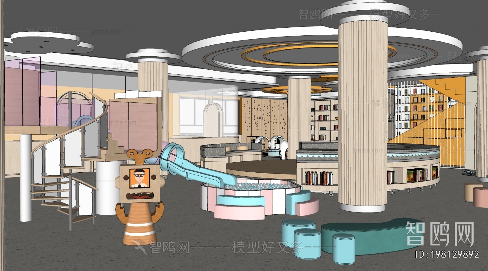 现代儿童室内游乐园