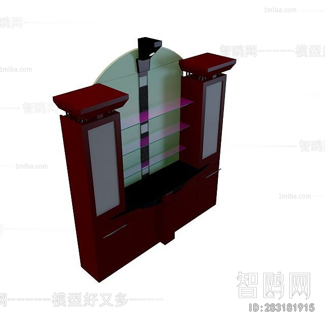 Simple European Style Wine Cabinet