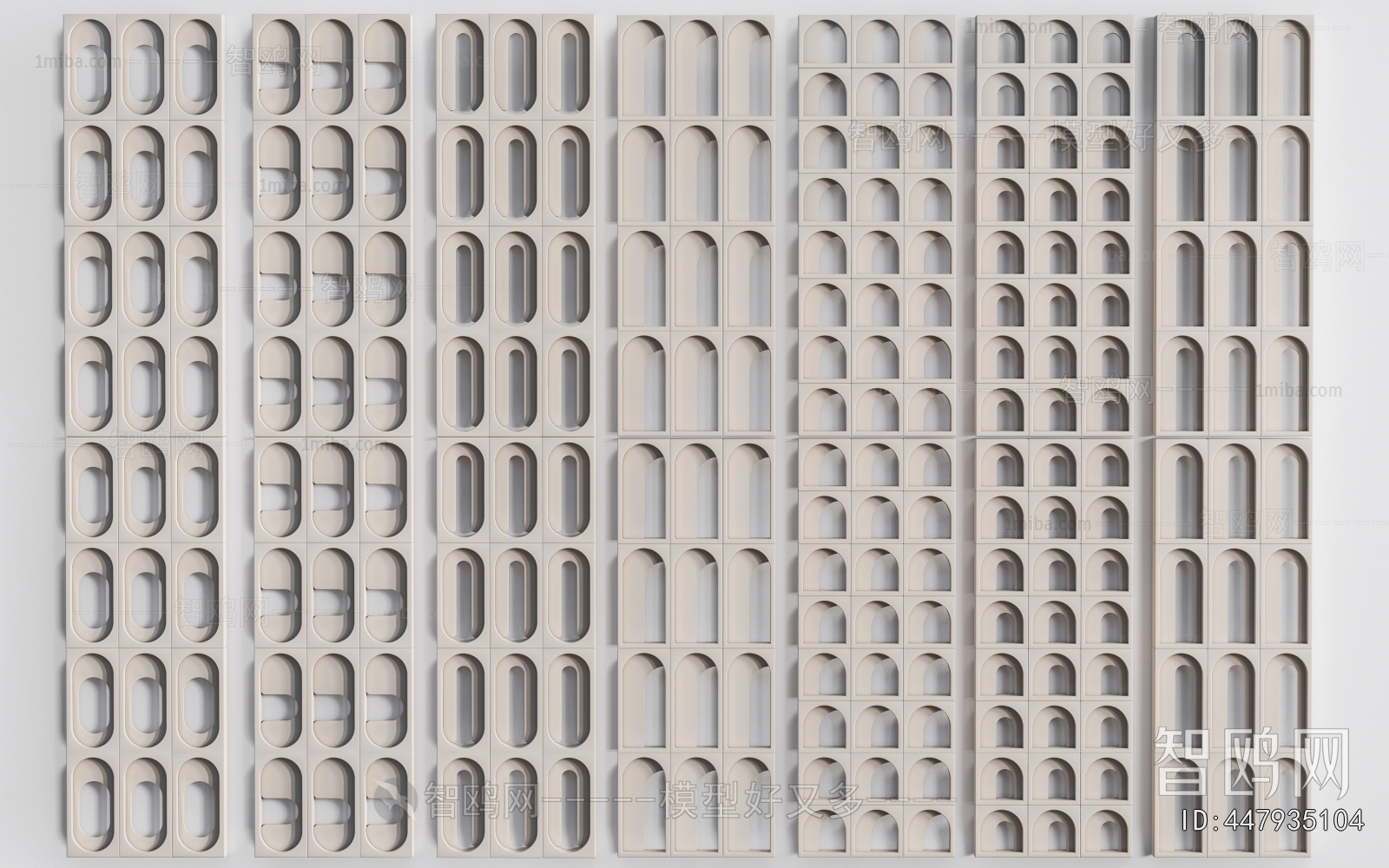 Modern Cement Brick Screen Partition