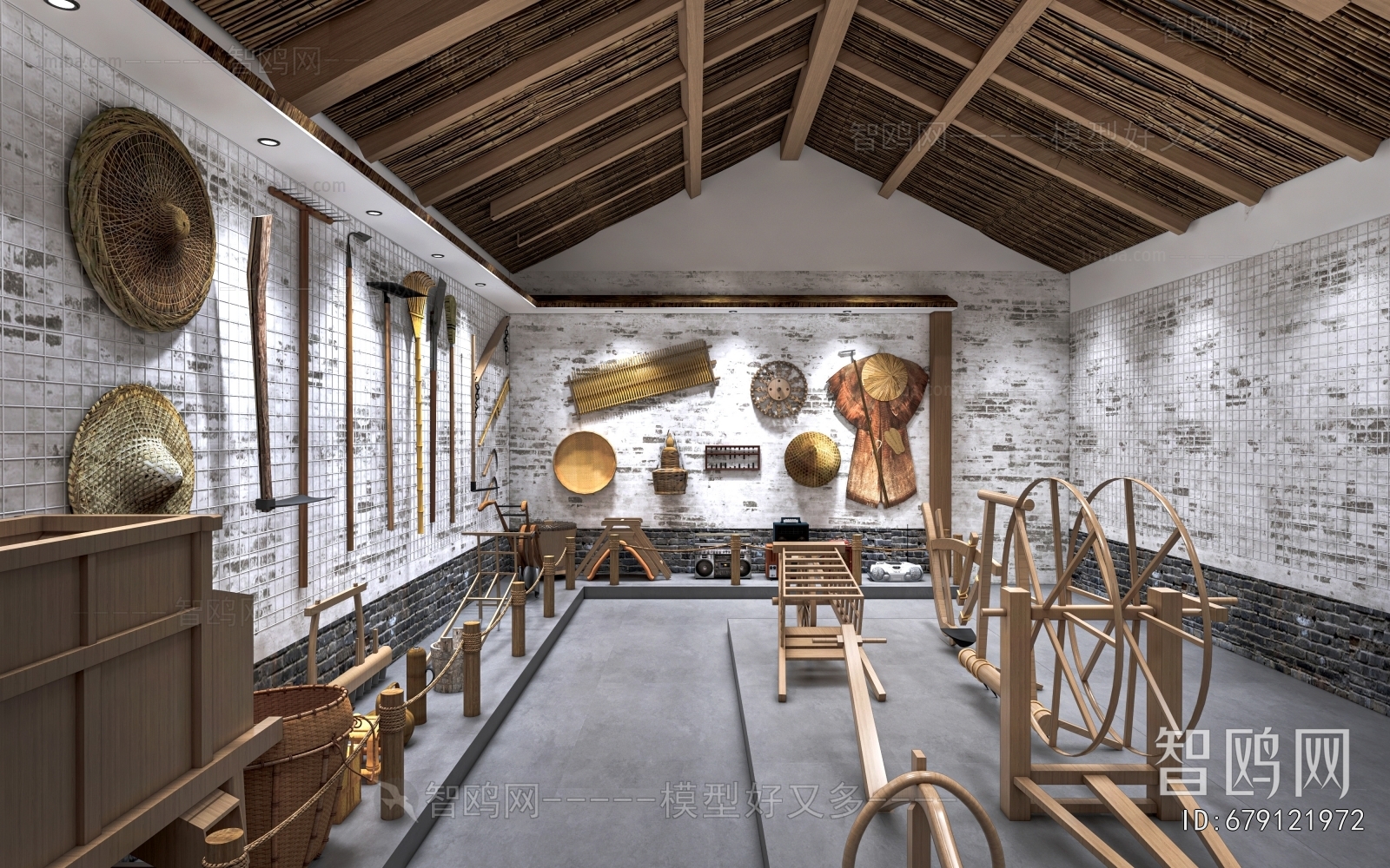 New Chinese Style Exhibition Hall