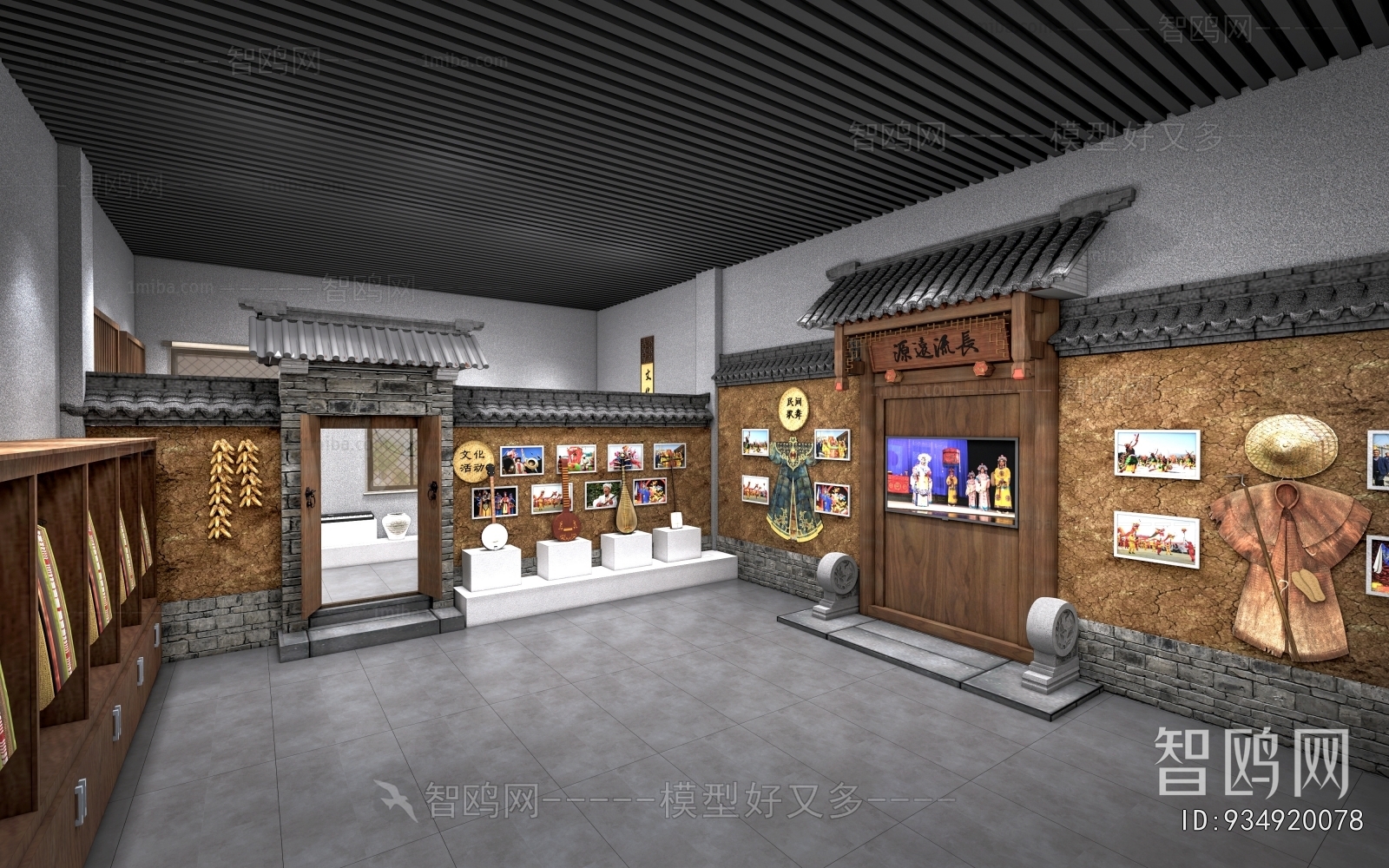 New Chinese Style Exhibition Hall