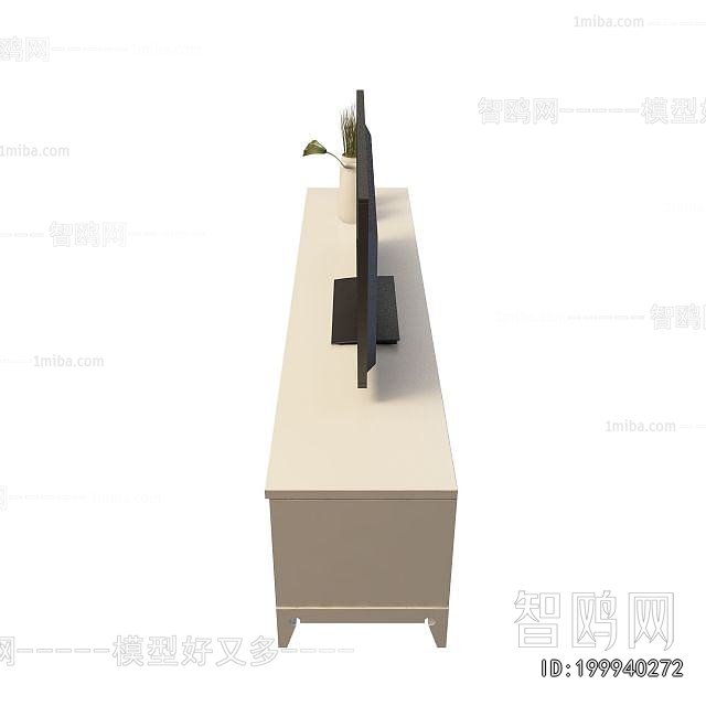 Simple European Style TV Cabinet