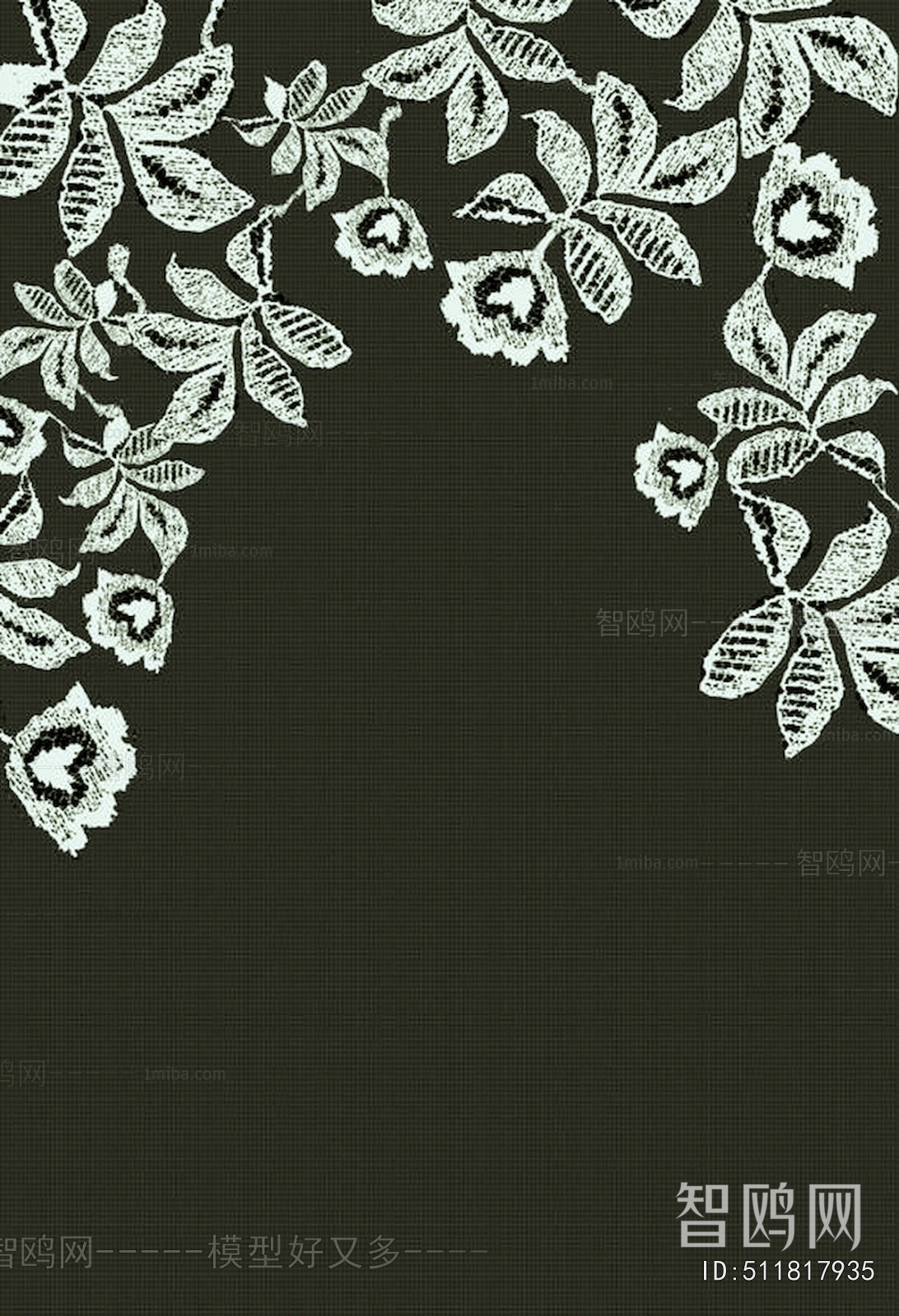 Animal And Plant Pattern Wallpaper