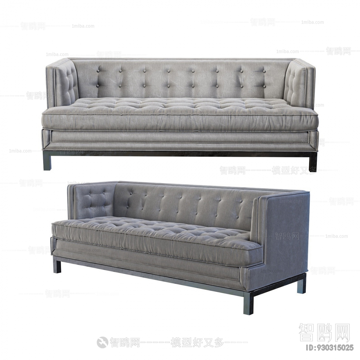 Simple European Style Multi Person Sofa