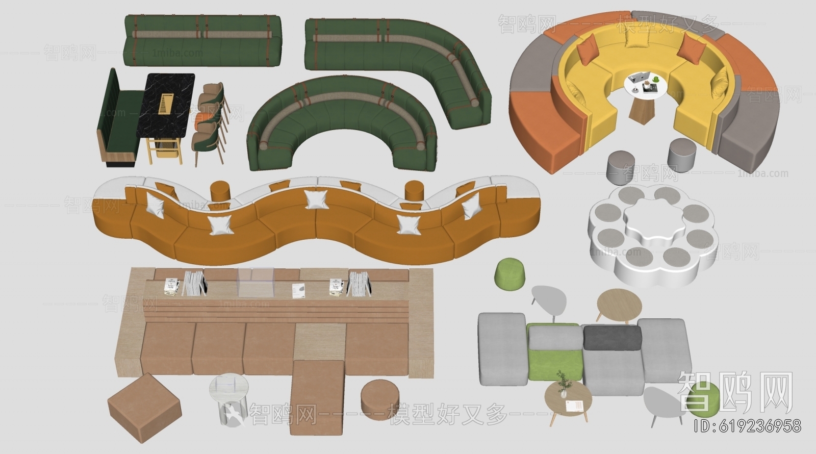 Modern Card Seat Sofa