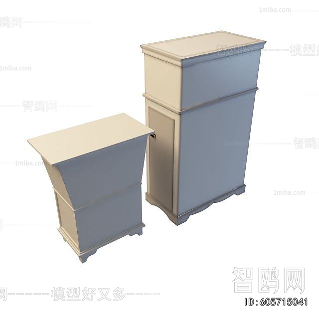 Simple European Style Decorative Cabinet