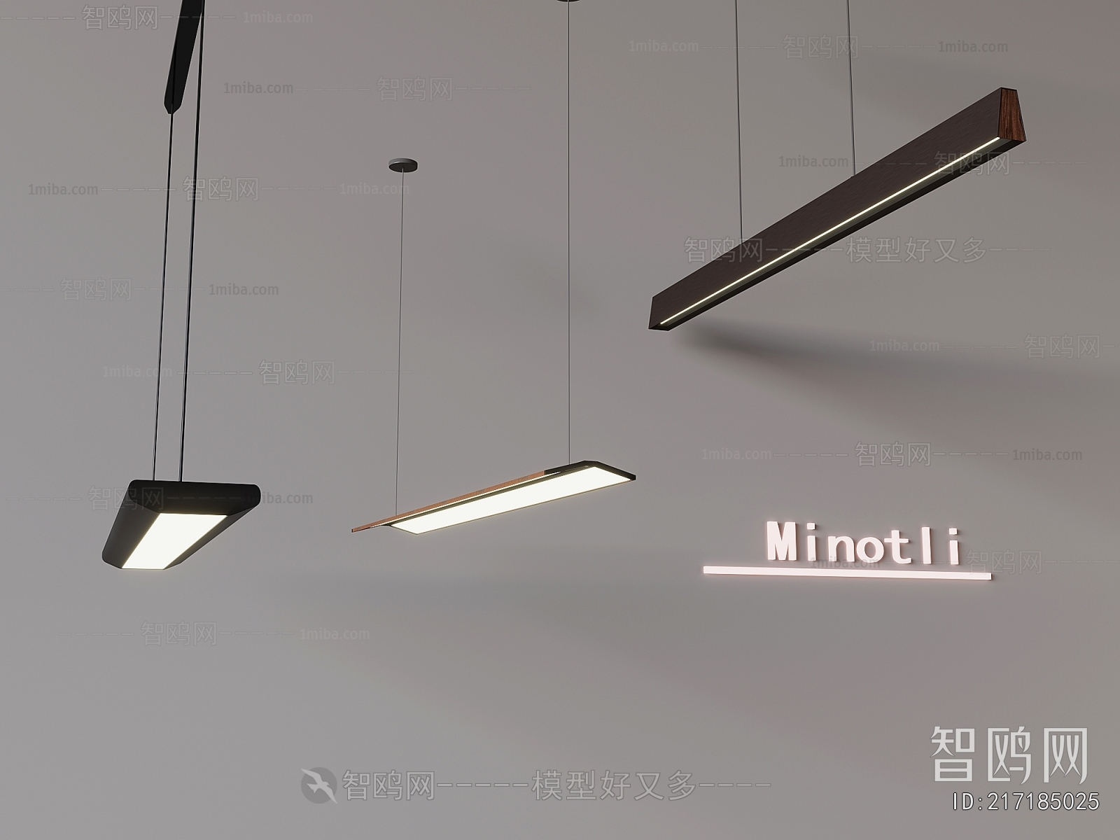 Modern Long Chandelier