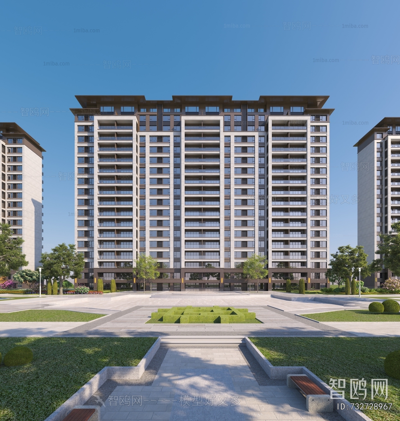 New Chinese Style Residential Building