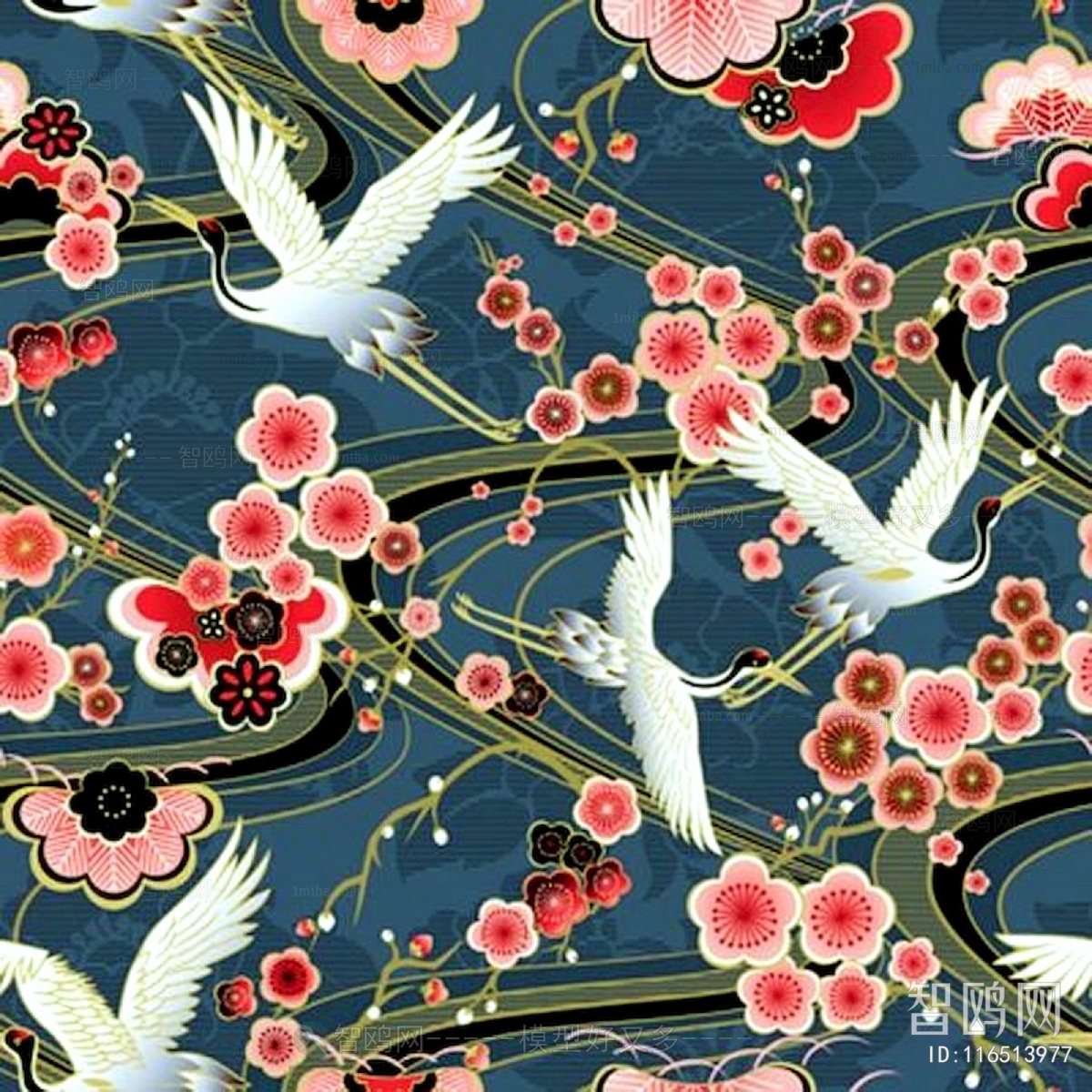 新中式花鸟壁纸
