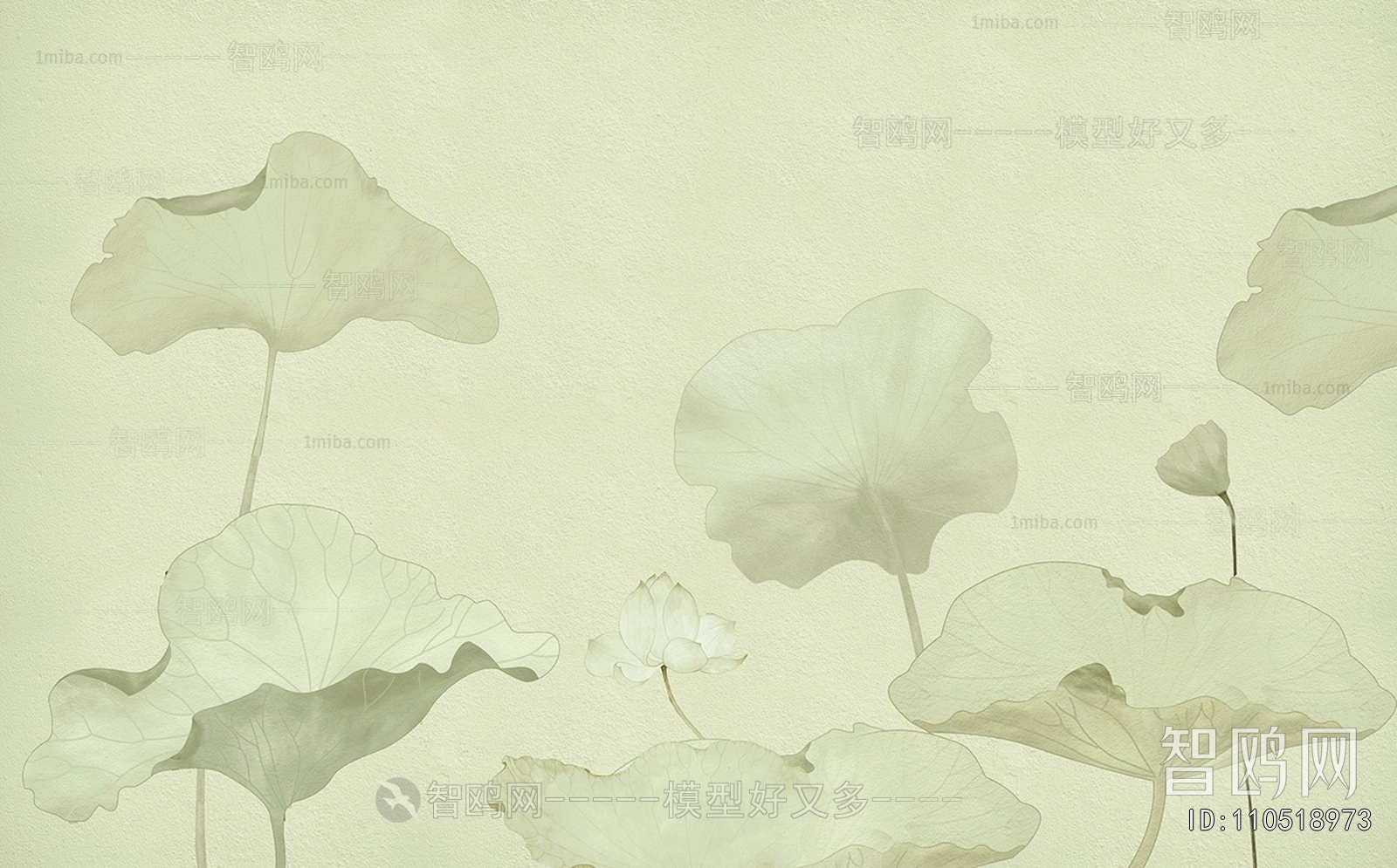新中式壁纸壁画
