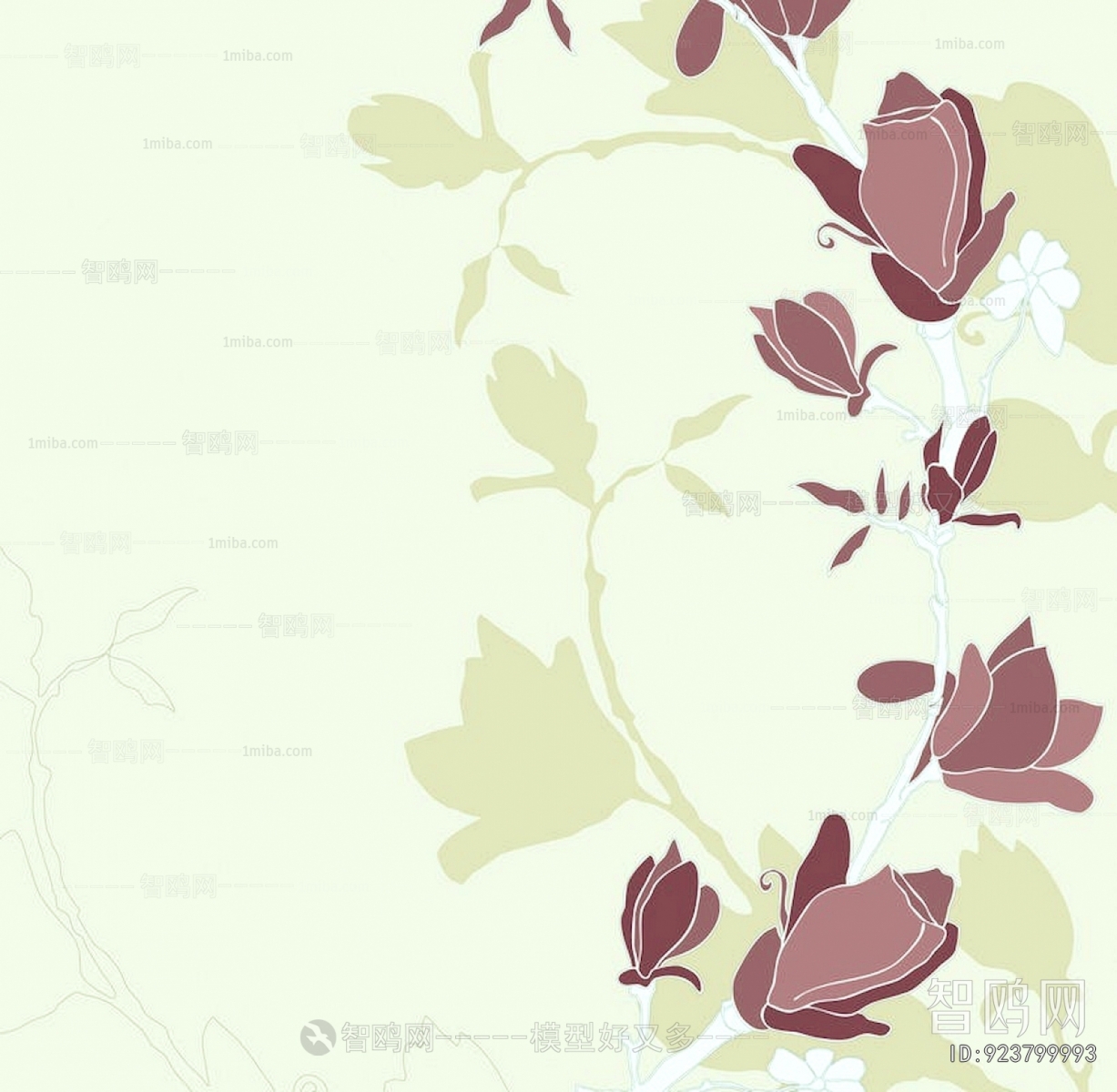 现代条纹花格壁纸
