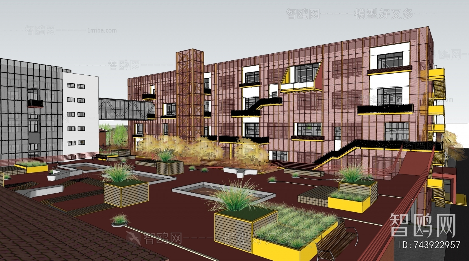 Modern Park Landscape