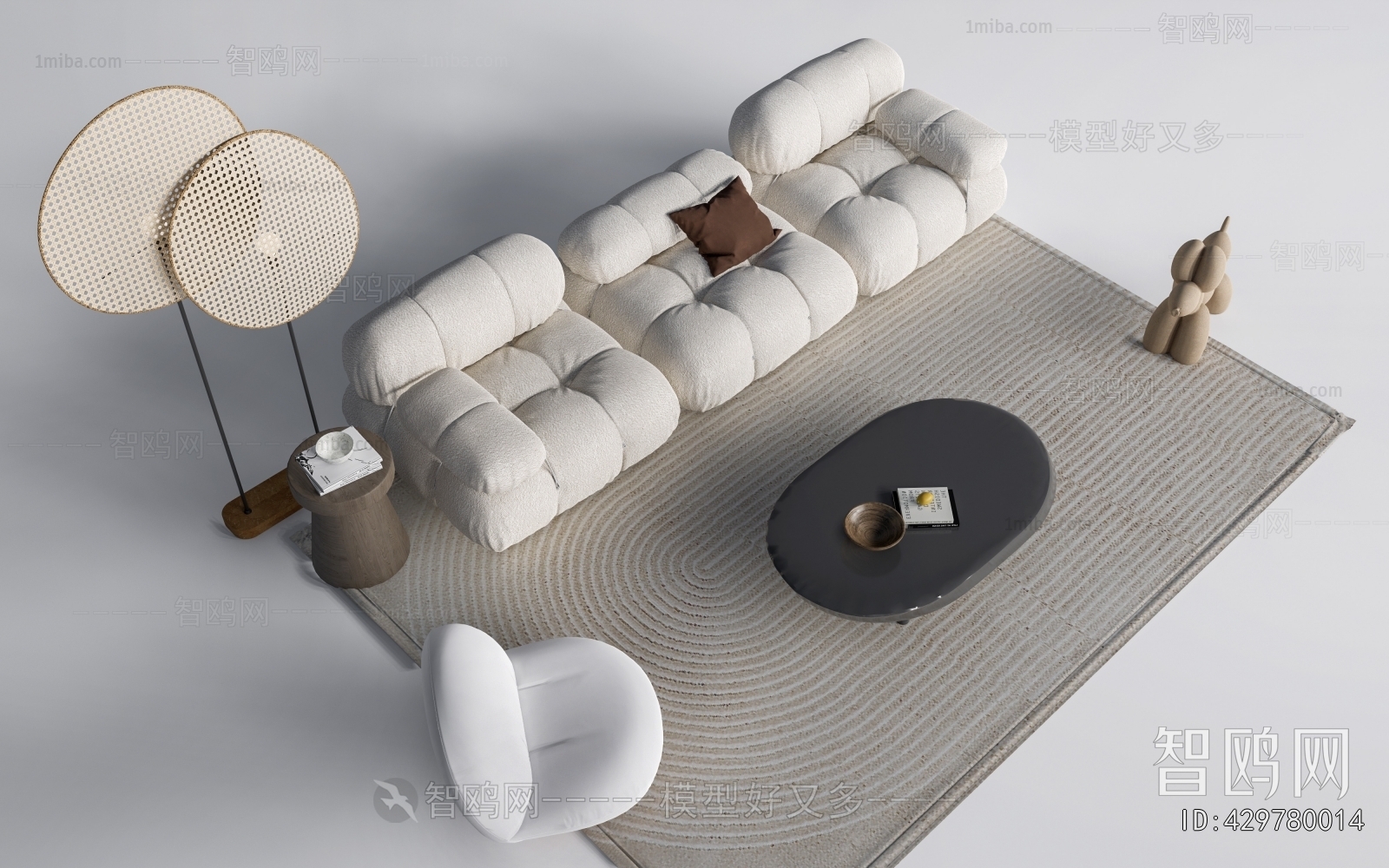 Modern Three-seat Sofa