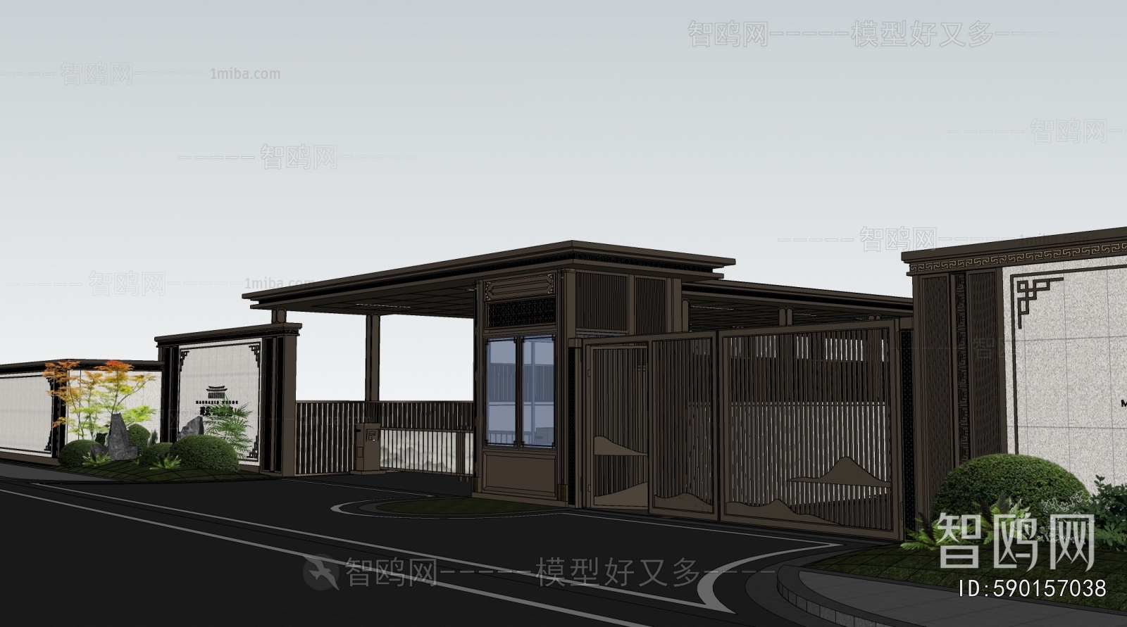 Modern Security Booth