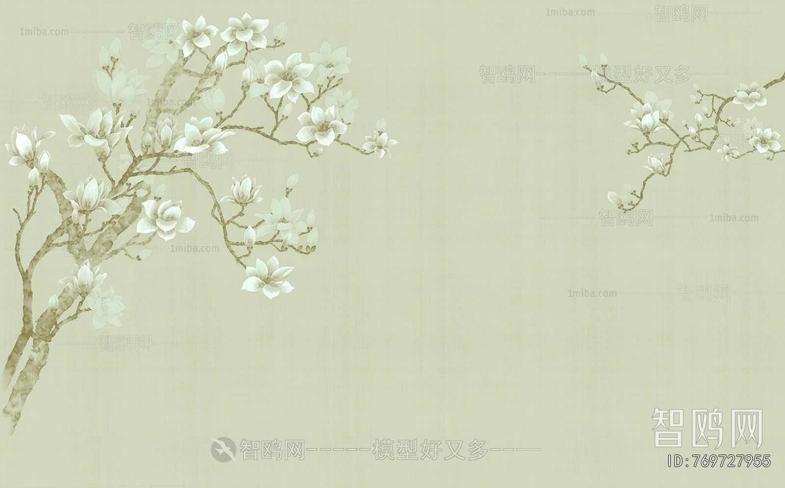 新中式花鸟壁纸
