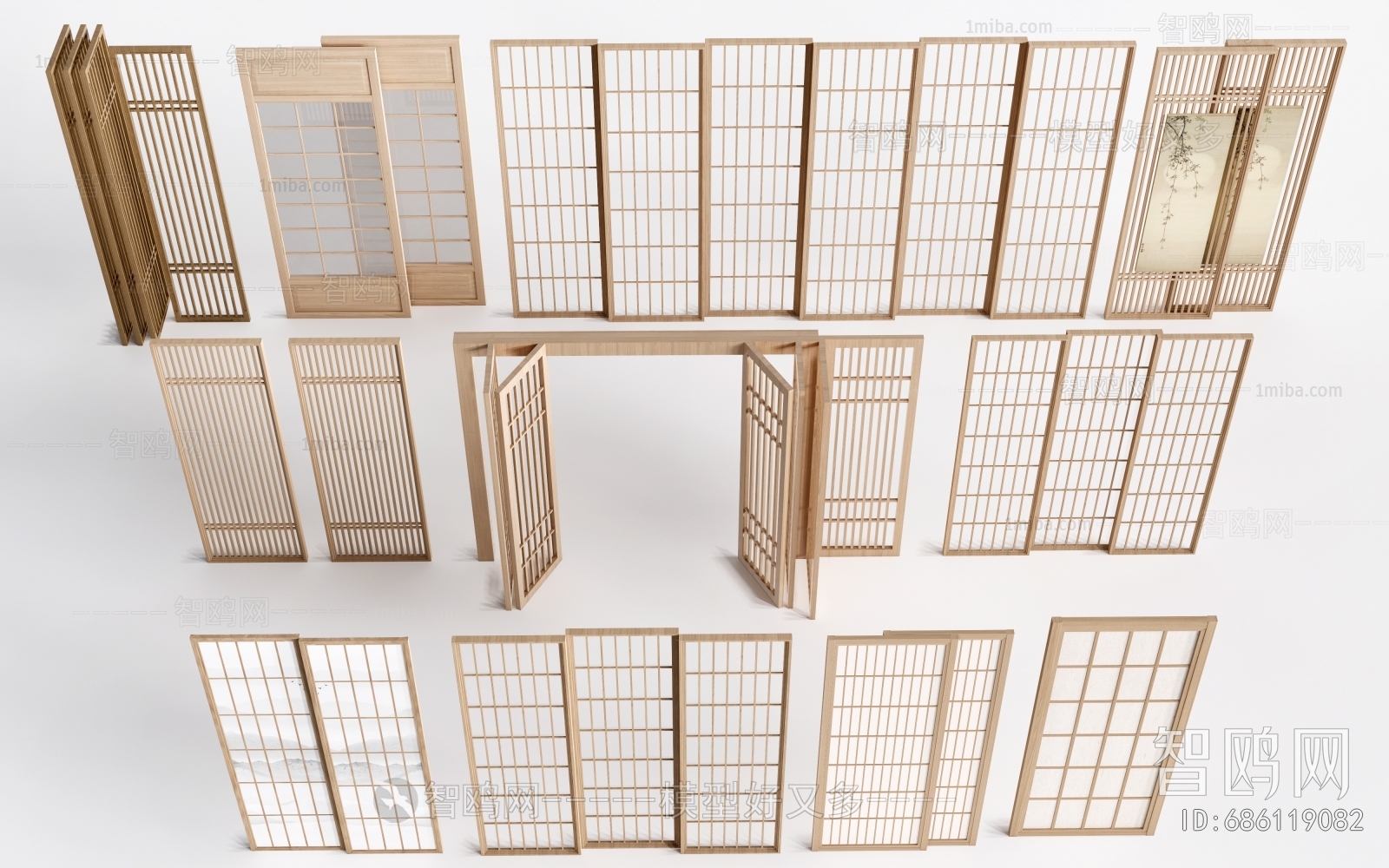 Modern Wooden Screen Partition