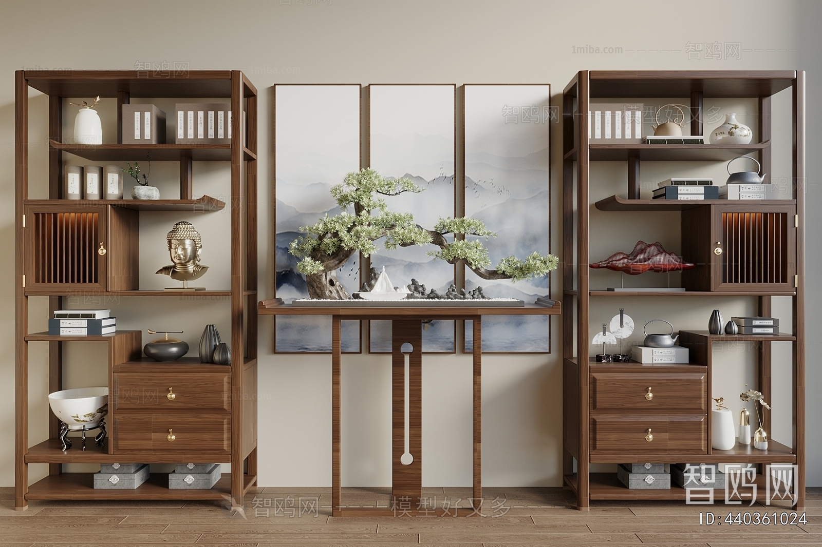 New Chinese Style Antique Rack
