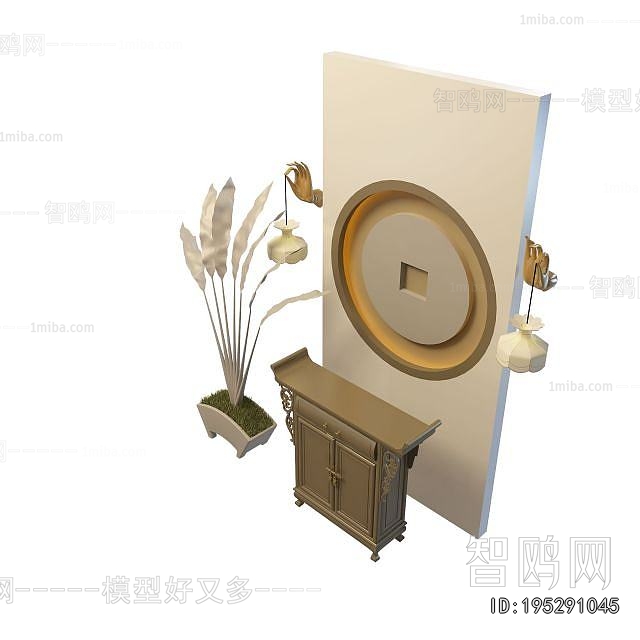 European Style Side Cabinet