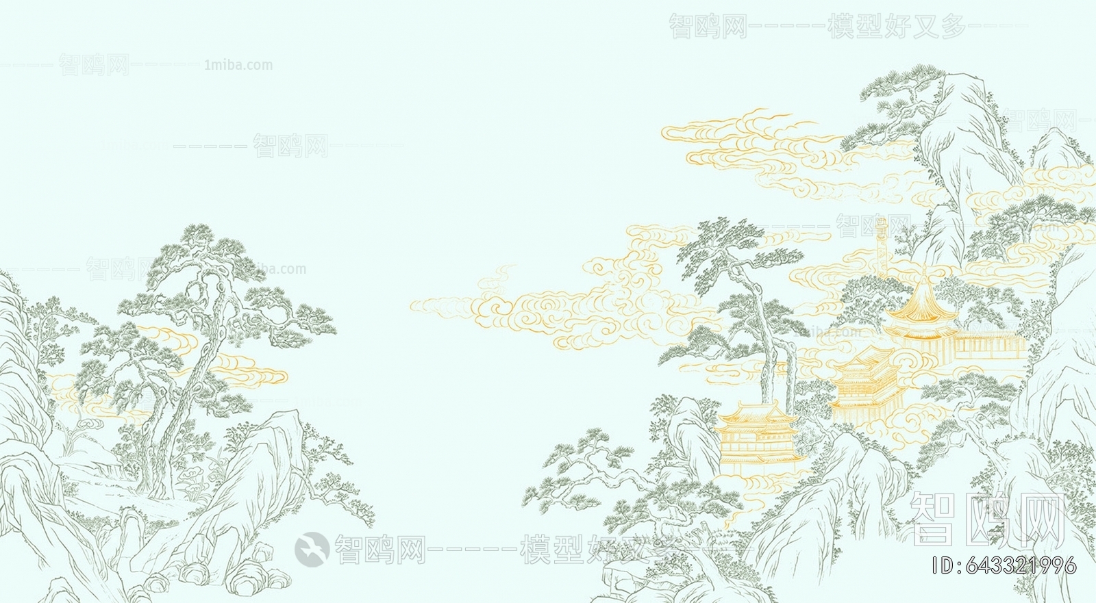 新中式壁纸