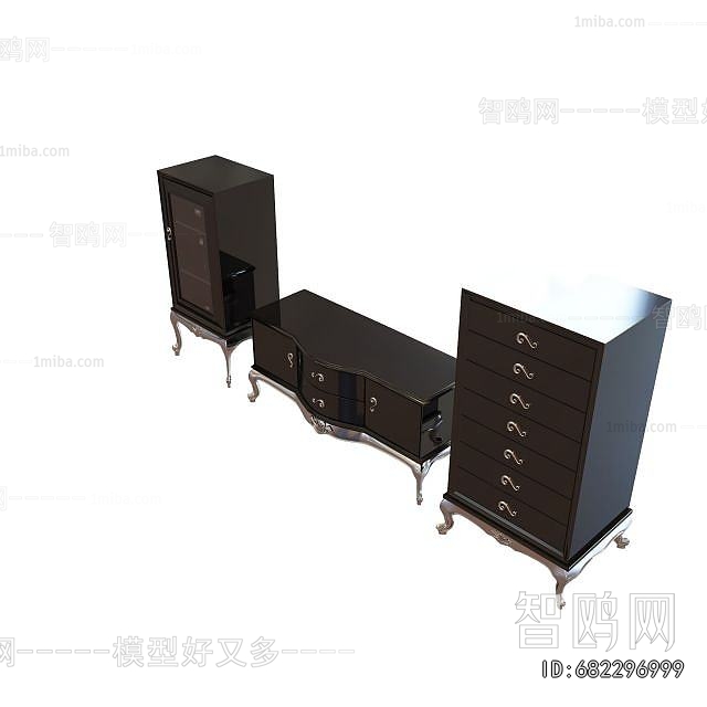 European Style Side Cabinet