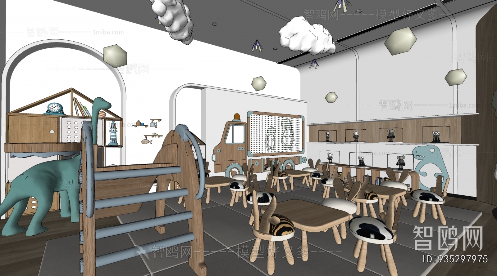 Modern Children's Playroom