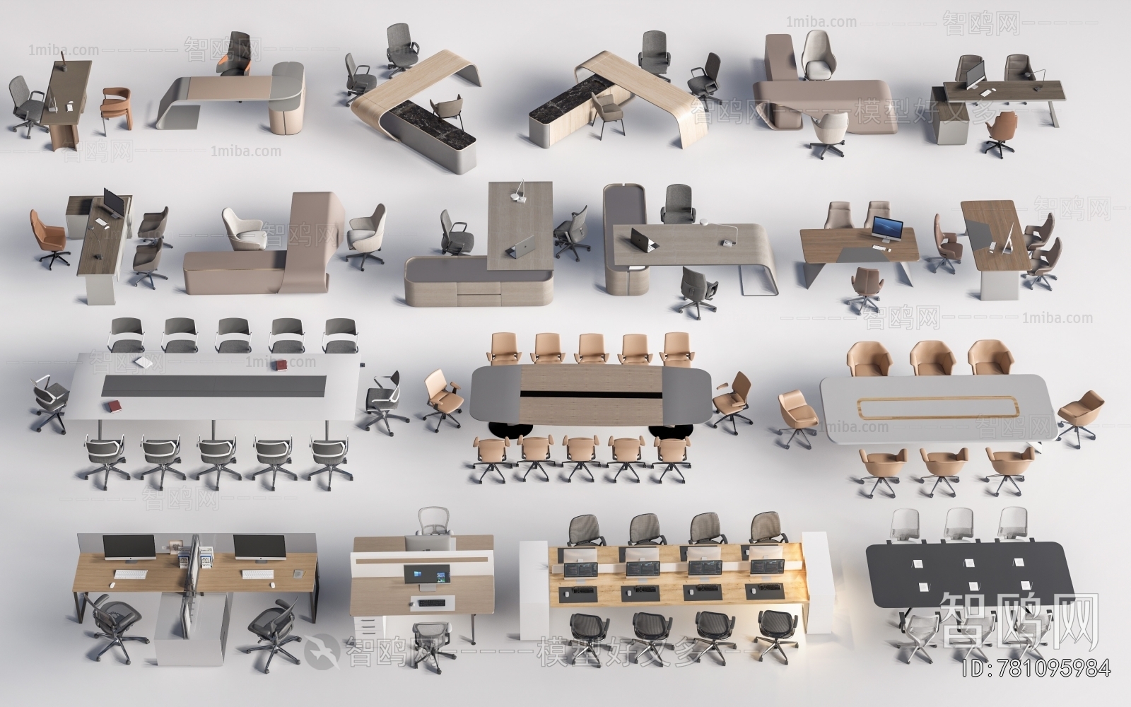 Modern Office Desk And Chair