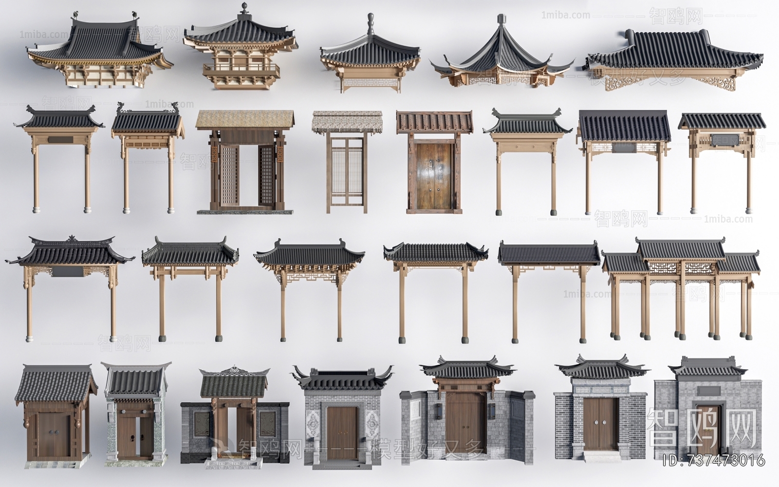 Chinese Style Facade Element