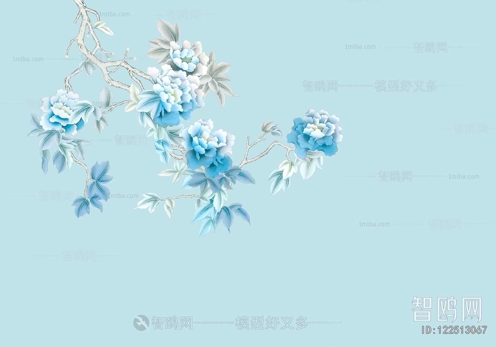 新中式花鸟壁纸