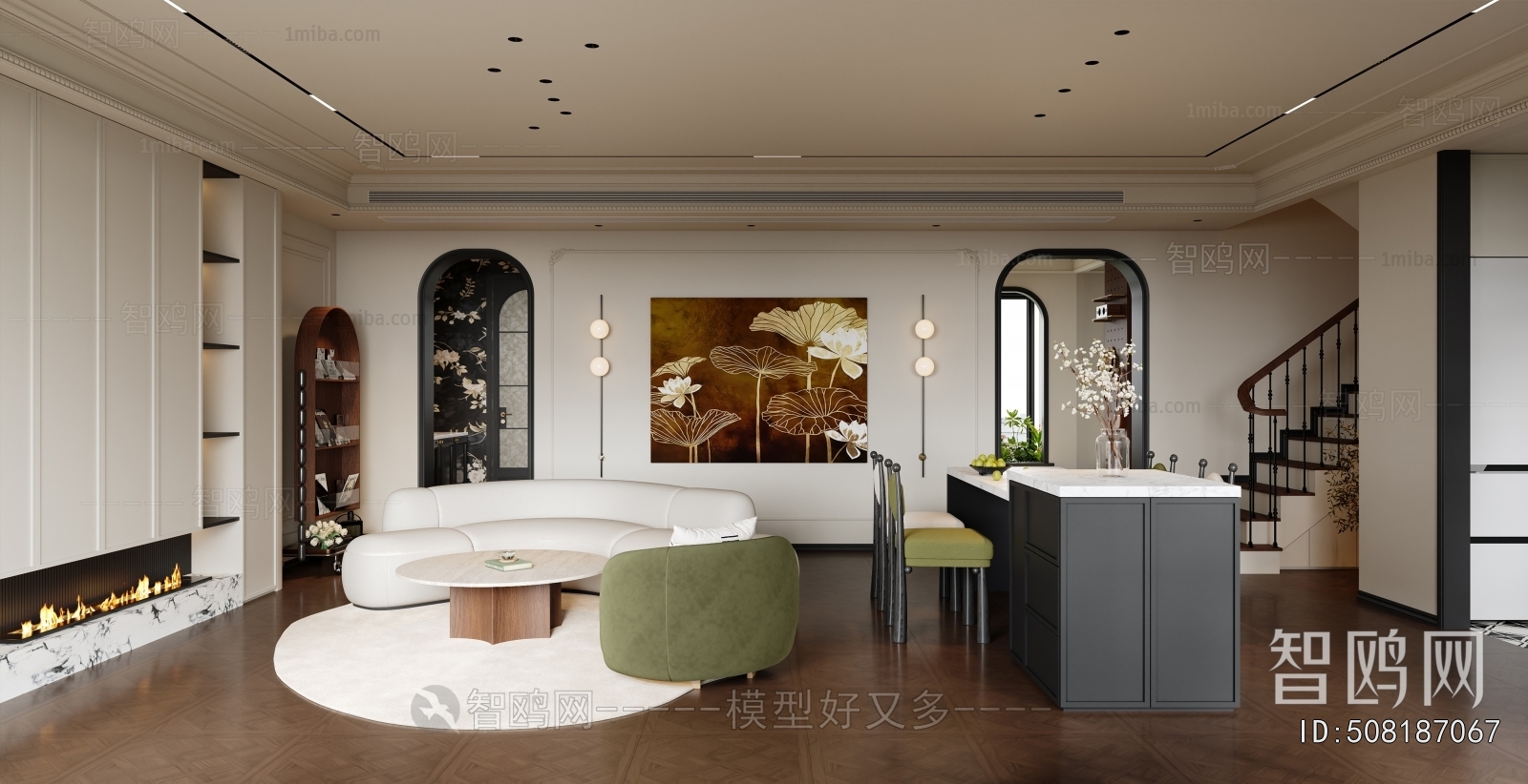 French Style A Living Room