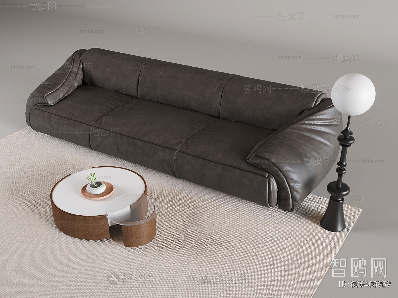 Modern Multi Person Sofa