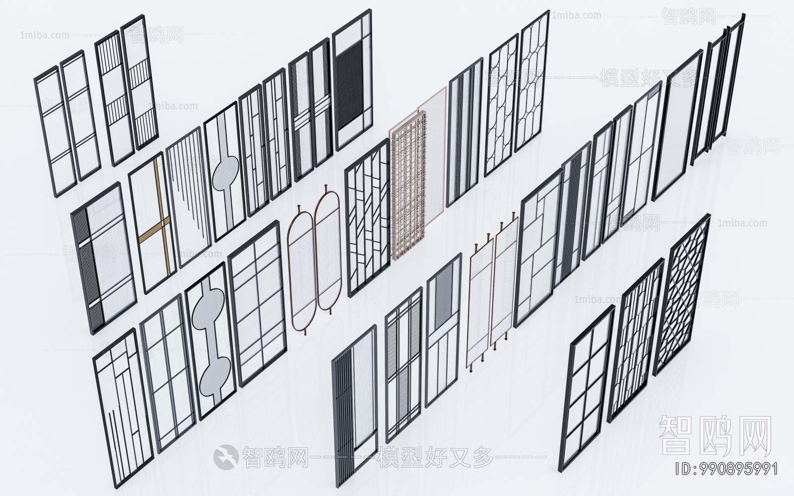 Modern Glass Screen Partition