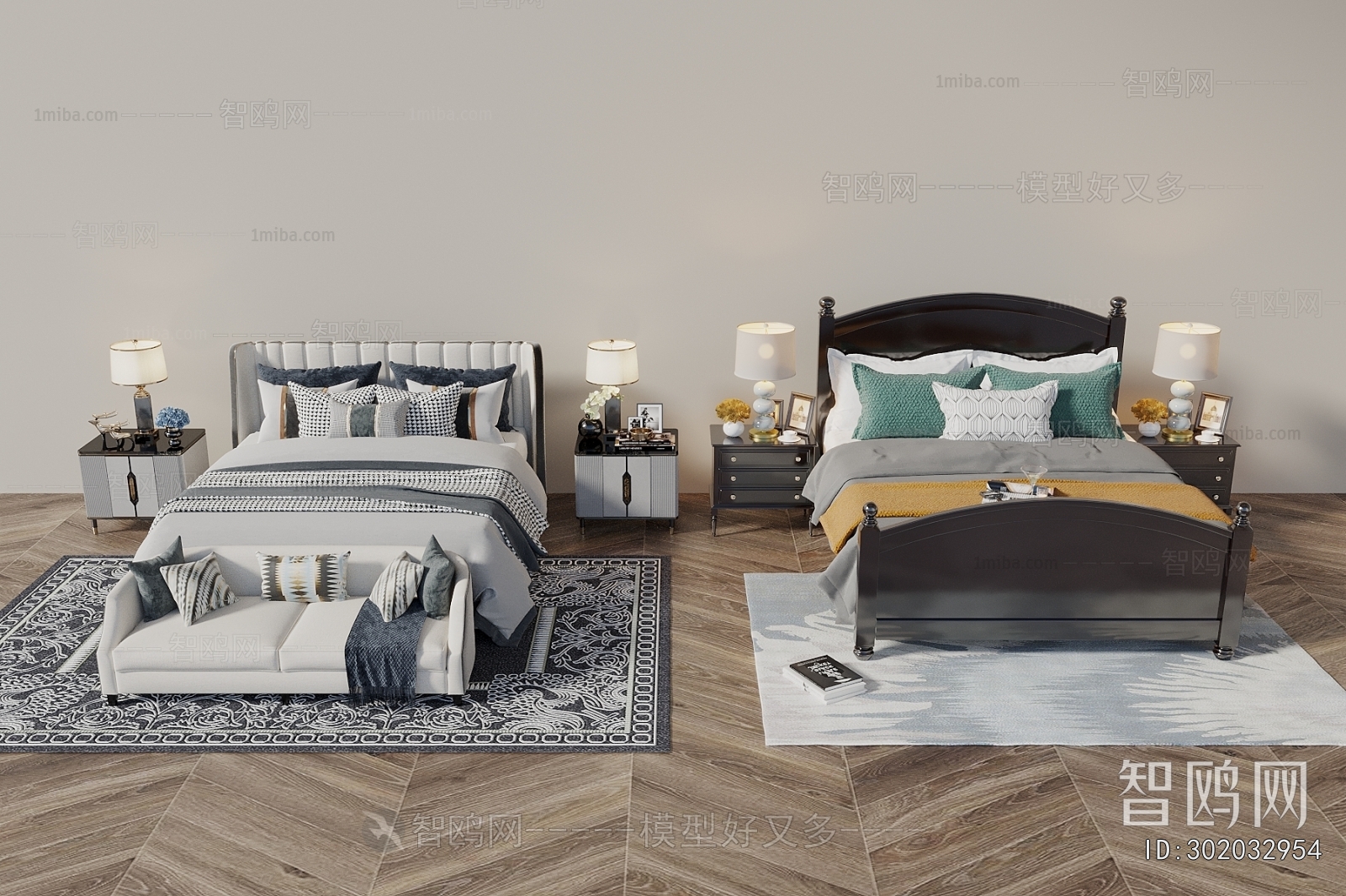 American Style Double Bed