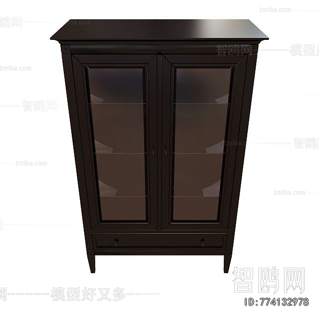 Simple European Style Wine Cabinet