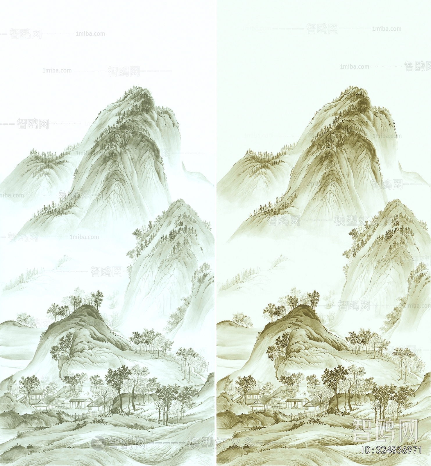 新中式壁纸